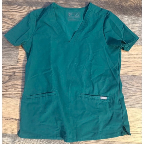 Figs small hunter green Casma top - Picture 1 of 1